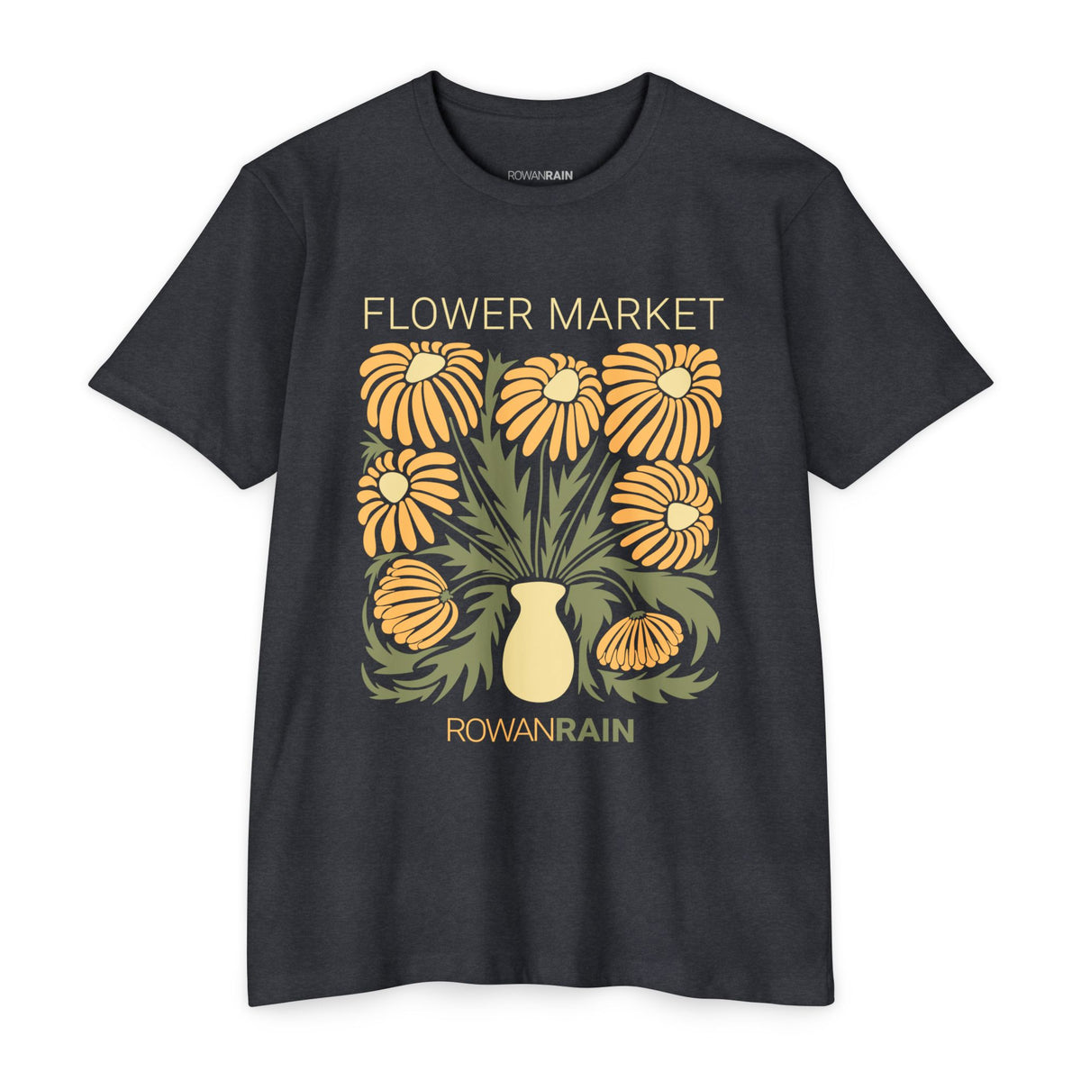 Yellow and Green Flower Market Bouquet Tee