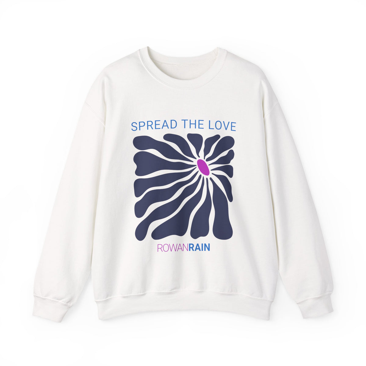 Blue and Purple Spread the Love Sweatshirt