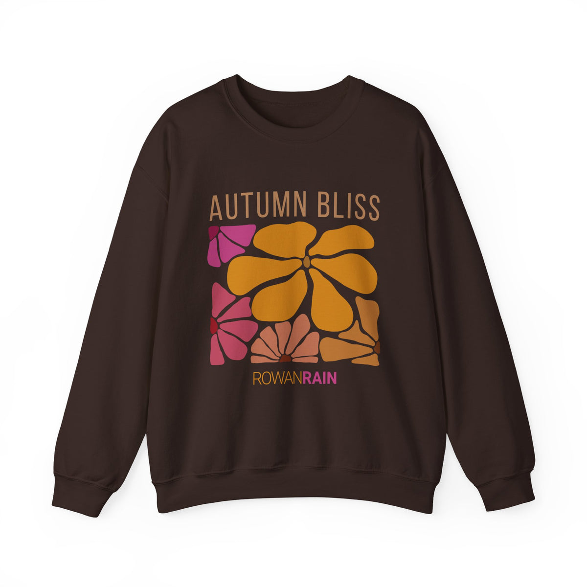 Gold, Brown, and Dark Red Autumn Bliss Sweatshirt