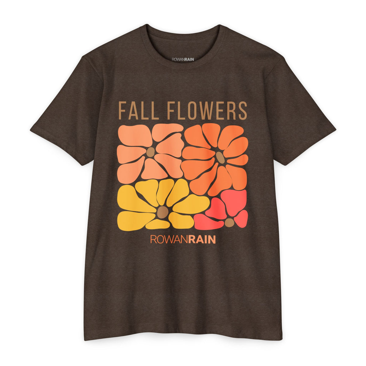Gold, Orange, and Red Fall Flowers Tee