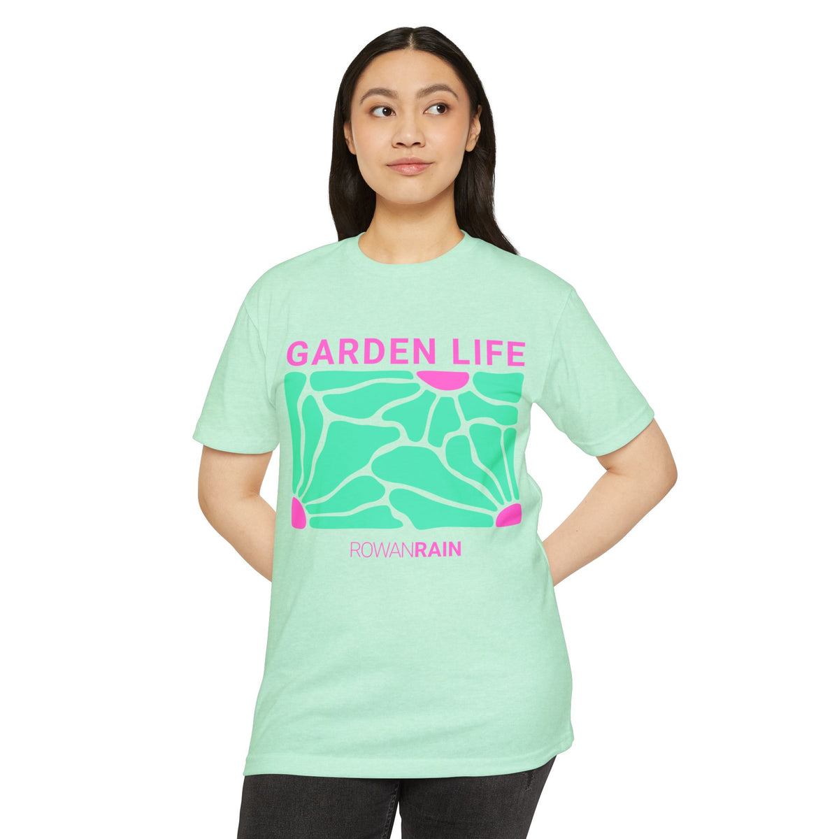Pink and Green Garden Life Tee