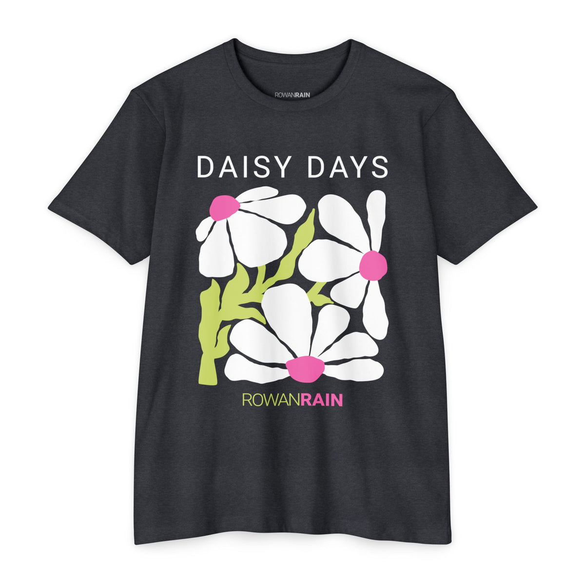 White, Pink, and Green Daisy Days Tee