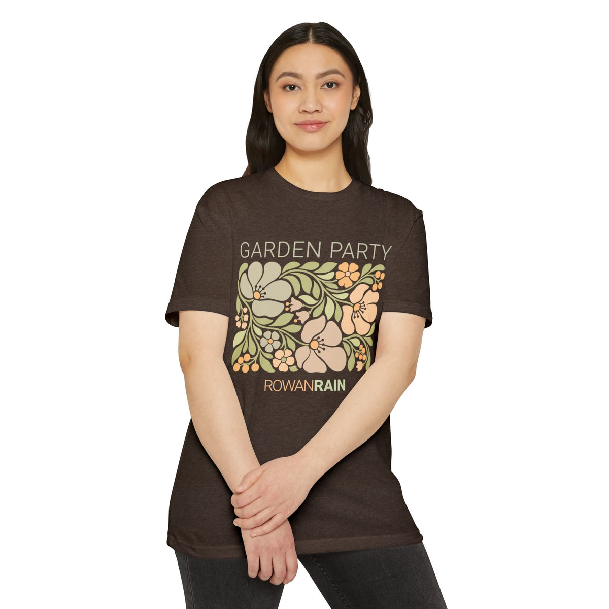 Peach and Green Garden Party Tee