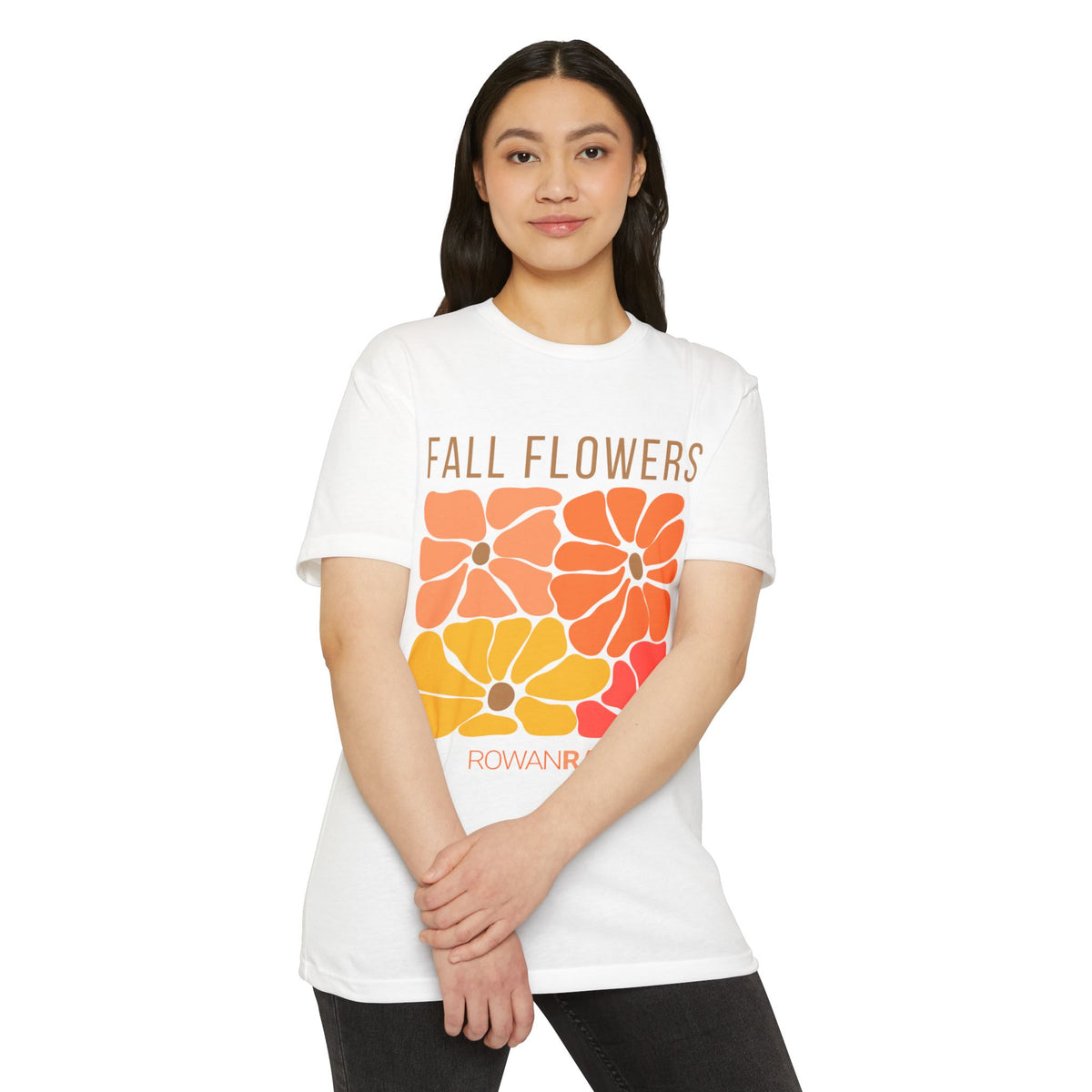 Gold, Orange, and Red Fall Flowers Tee