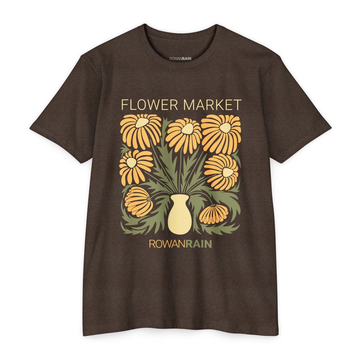 Yellow and Green Flower Market Bouquet Tee