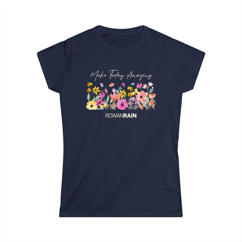 Make Today Amazing Bright Various Wildflowers Women's Softstyle Tee