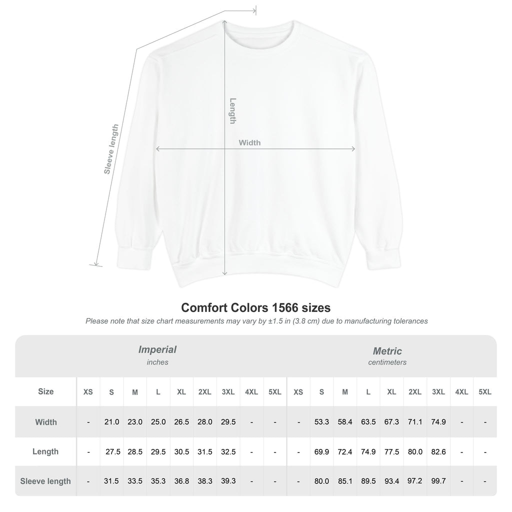Butterfly Days Unisex Garment-Dyed Sweatshirt