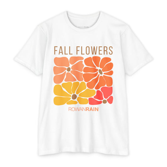 Gold, Orange, and Red Fall Flowers Tee
