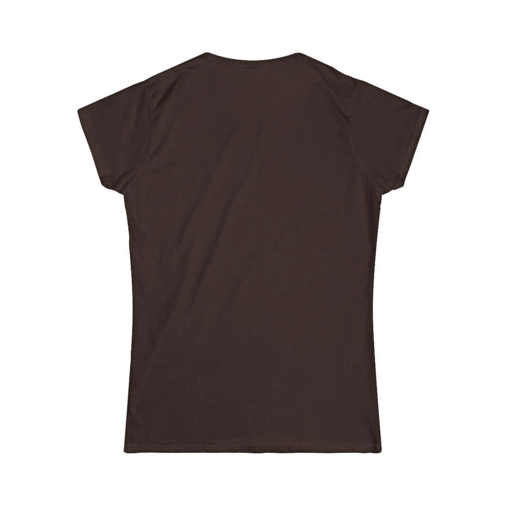 Hello Autumn! Quote With Chipmunk and Fall Accents Women's Softstyle Tee