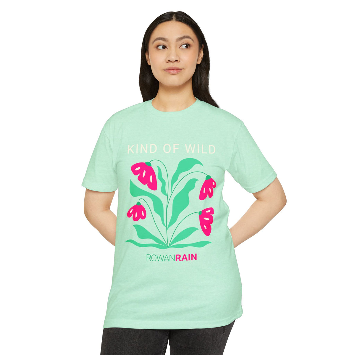 Pink and Green Kind of Wild Tee