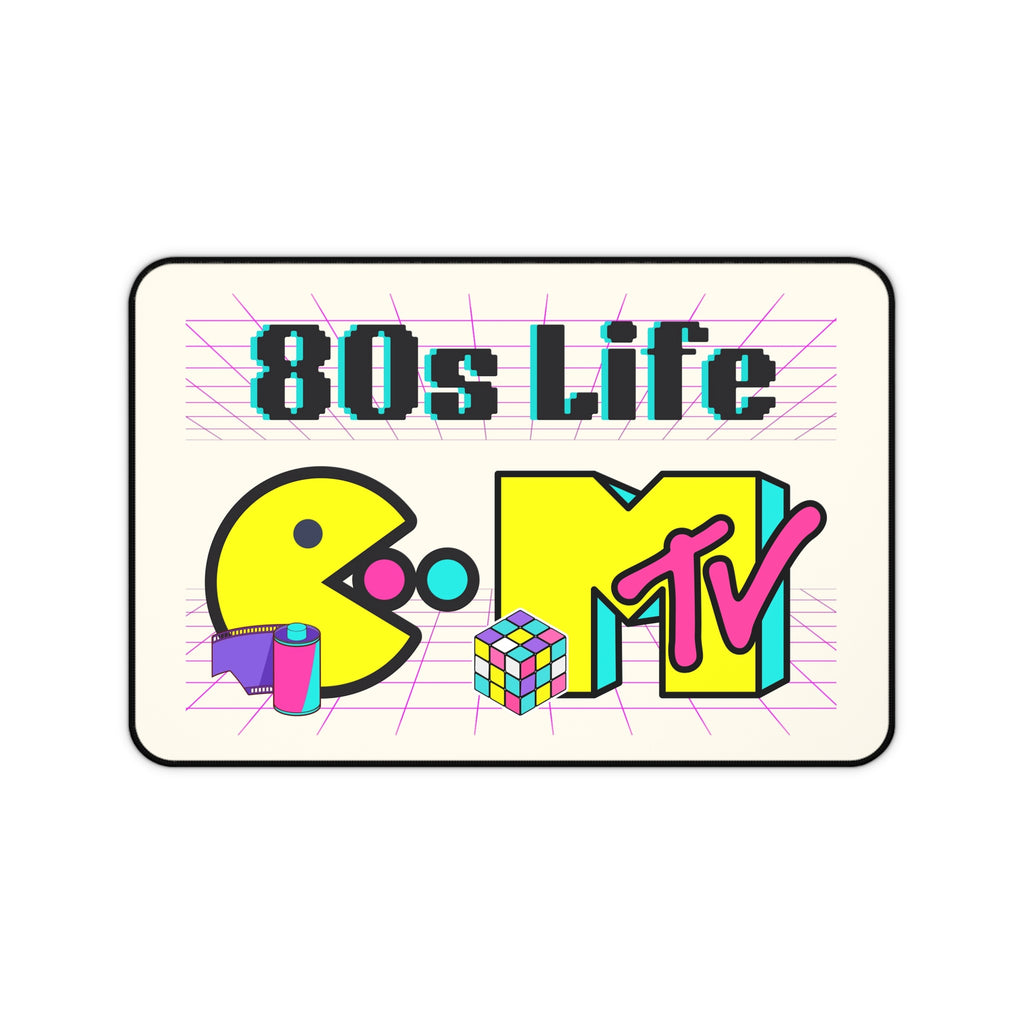 80s Life Desk Mat, Yellow, 12 X 18