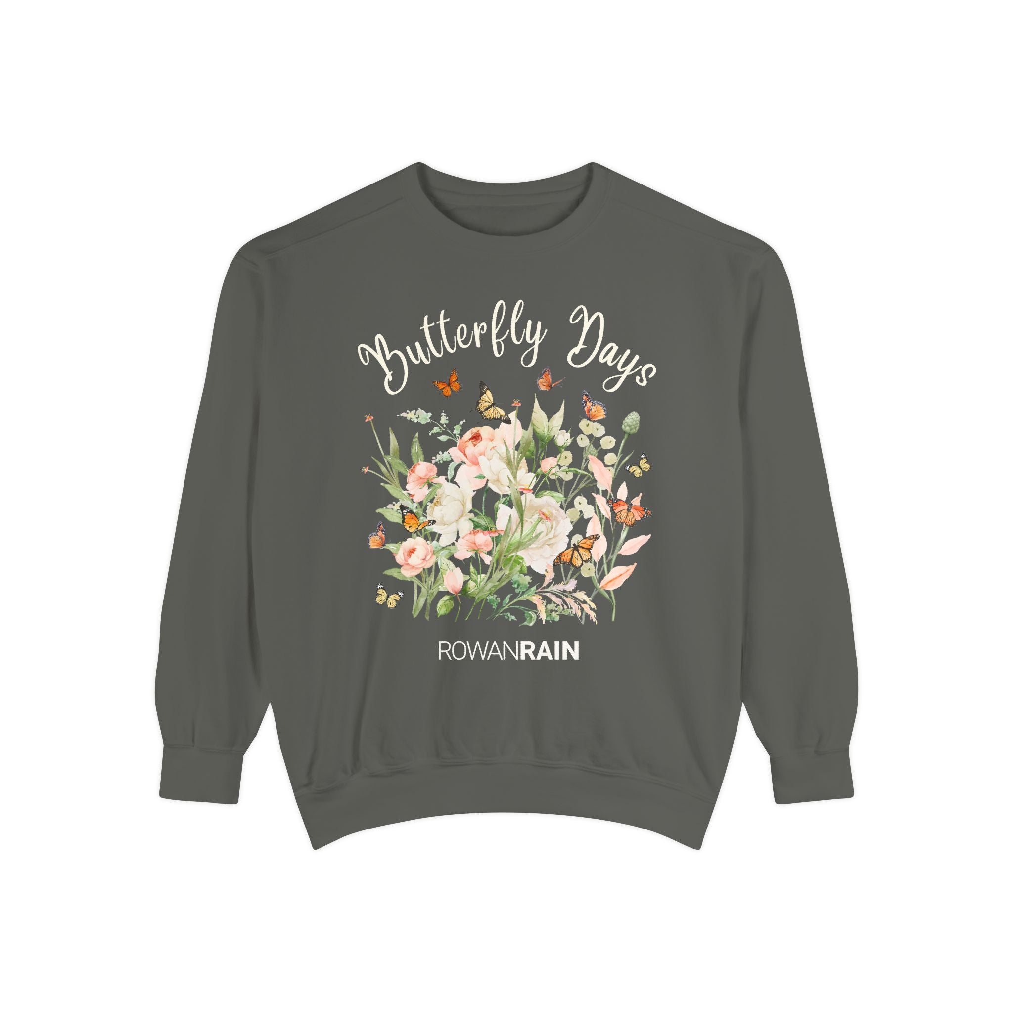 Butterfly Days Unisex Garment-Dyed Sweatshirt