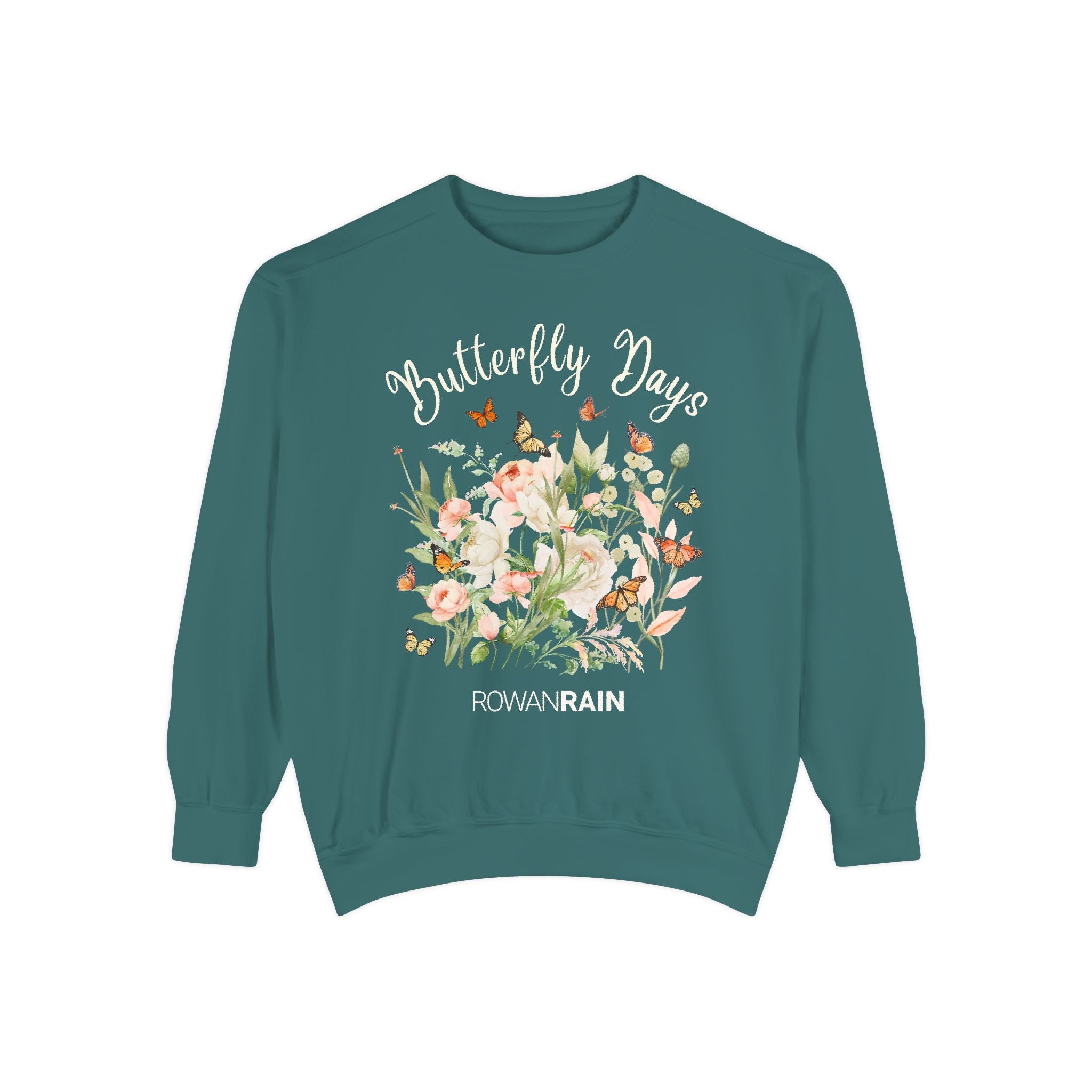 Butterfly Days Unisex Garment-Dyed Sweatshirt