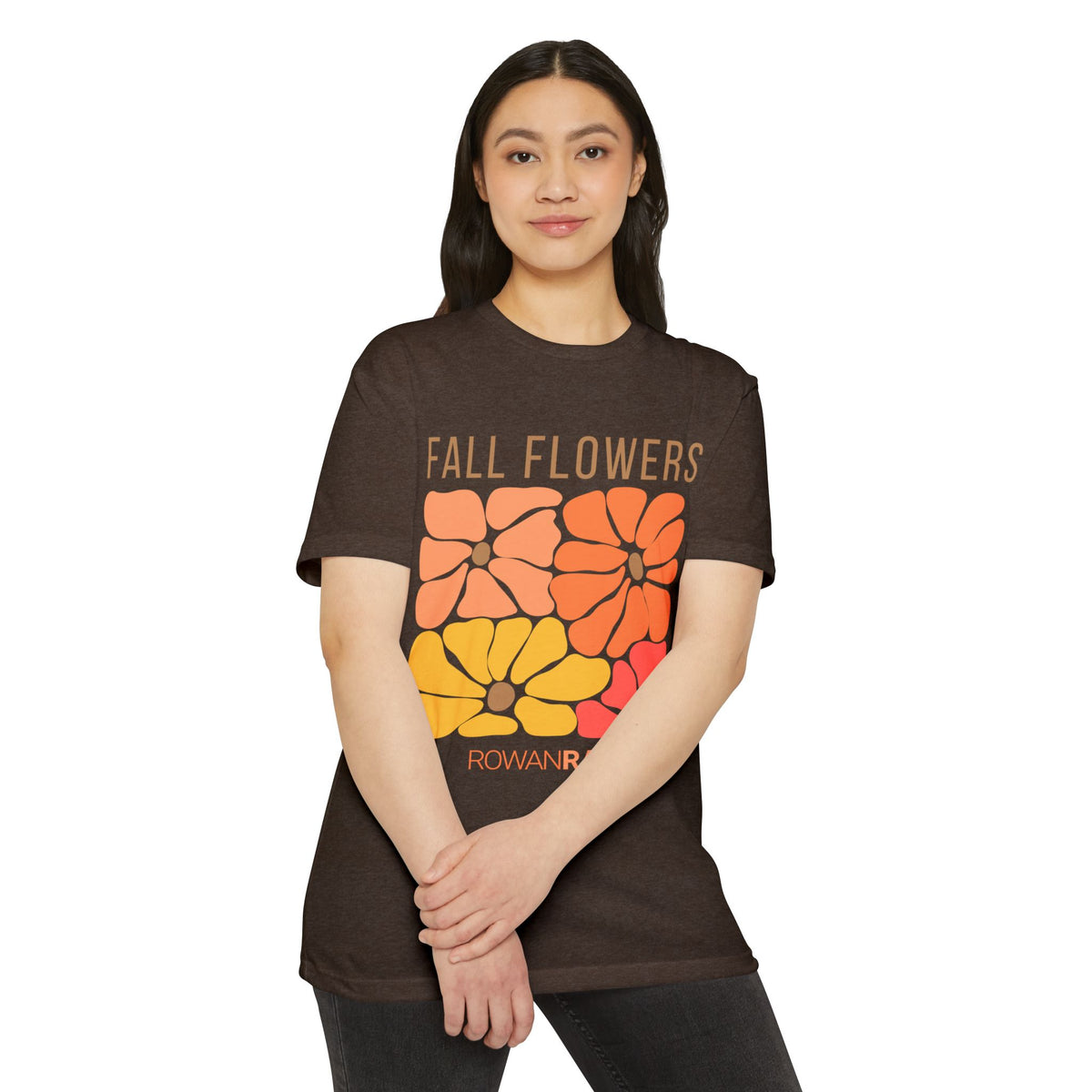 Gold, Orange, and Red Fall Flowers Tee
