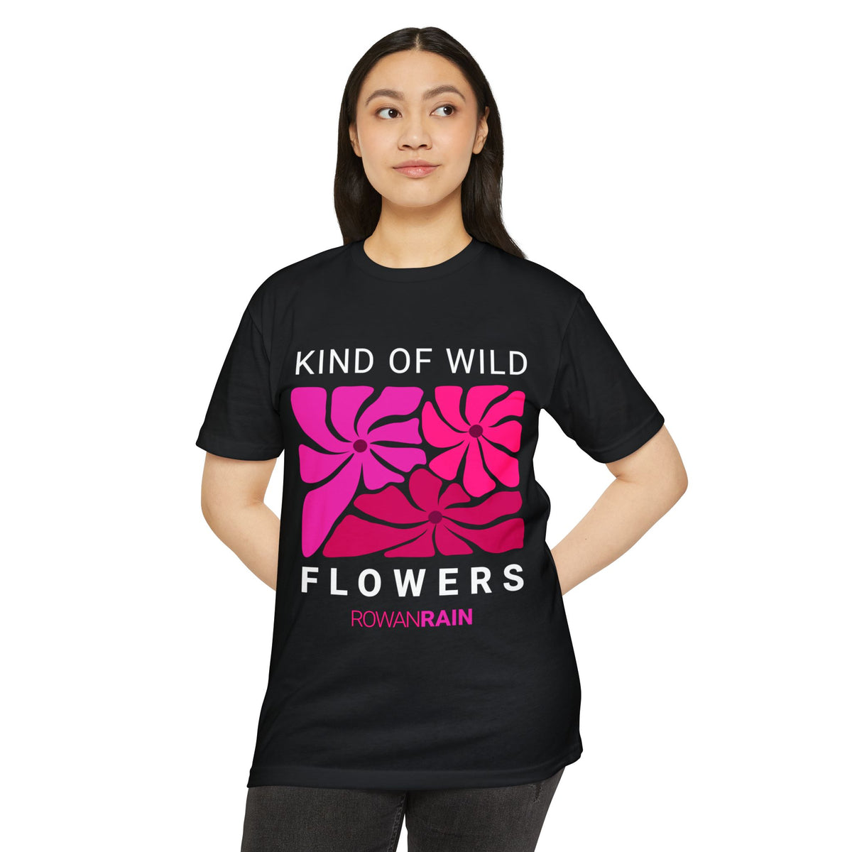Pink, Red, and Purple Kind of Wild Flowers Tee
