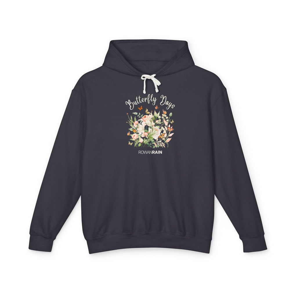 Butterfly Days Unisex Lightweight Hooded Sweatshirt