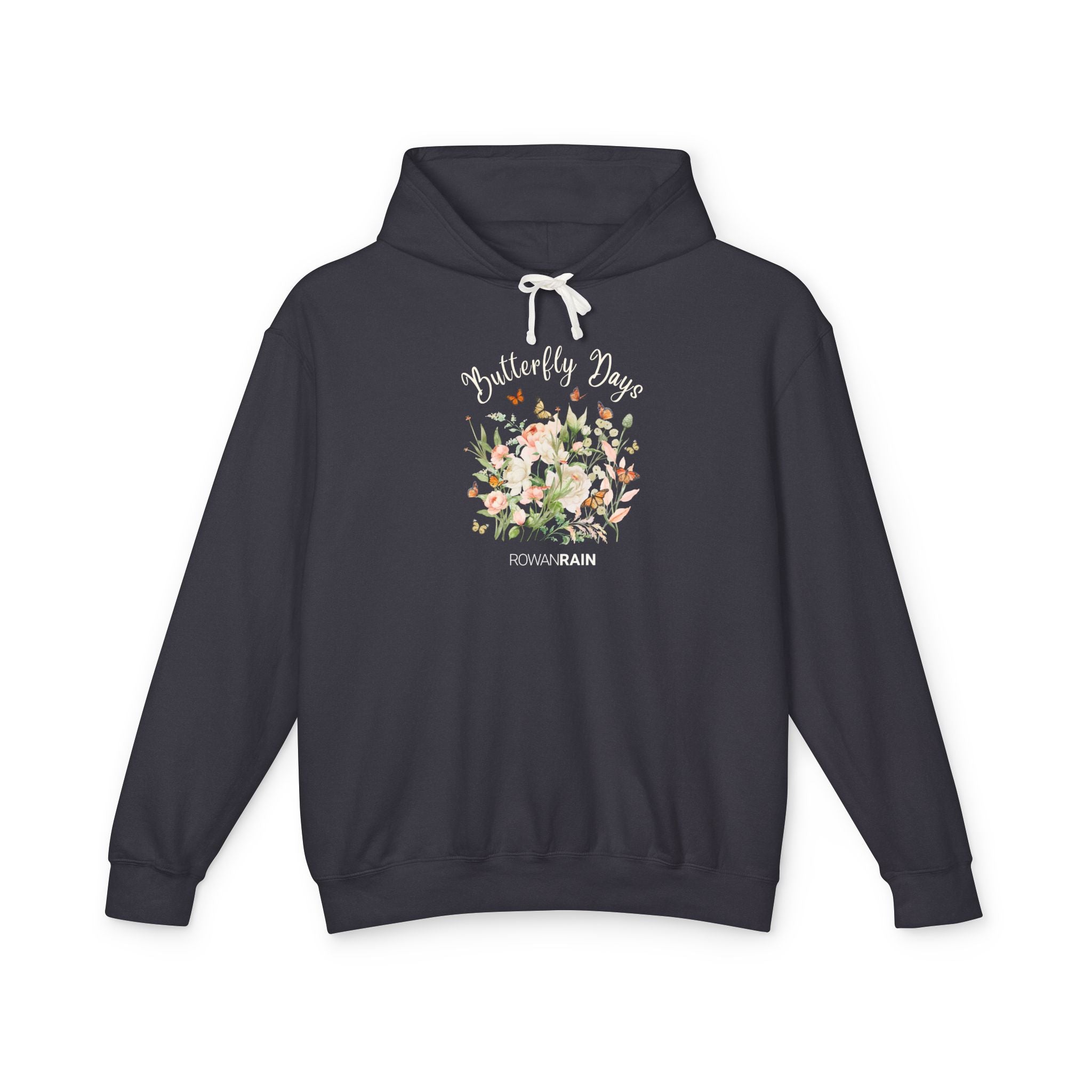 Butterfly Days Unisex Lightweight Hooded Sweatshirt