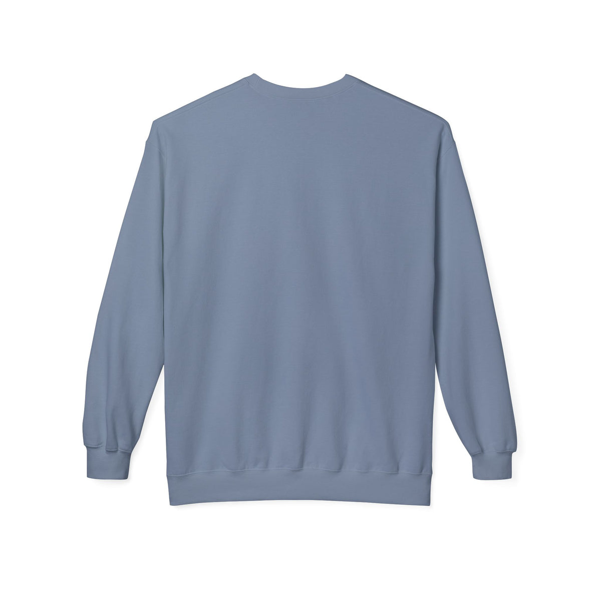 Kind of Beachy Quote with Shells in Blue and Tan Soft Crewneck Sweatshirt