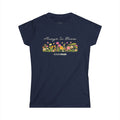 Always in Bloom Quote With Pink and Yellow Flowers Women's Tee