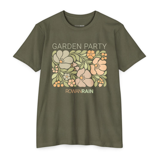Peach and Green Garden Party Tee