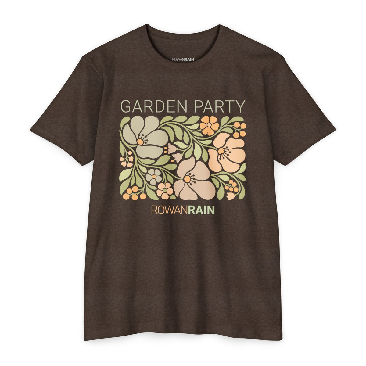 Peach and Green Garden Party Tee