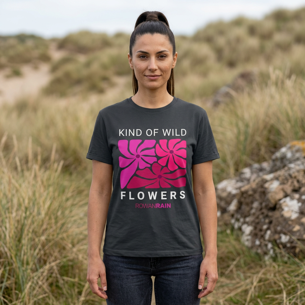 Pink, Red, and Purple Kind of Wild Flowers Tee