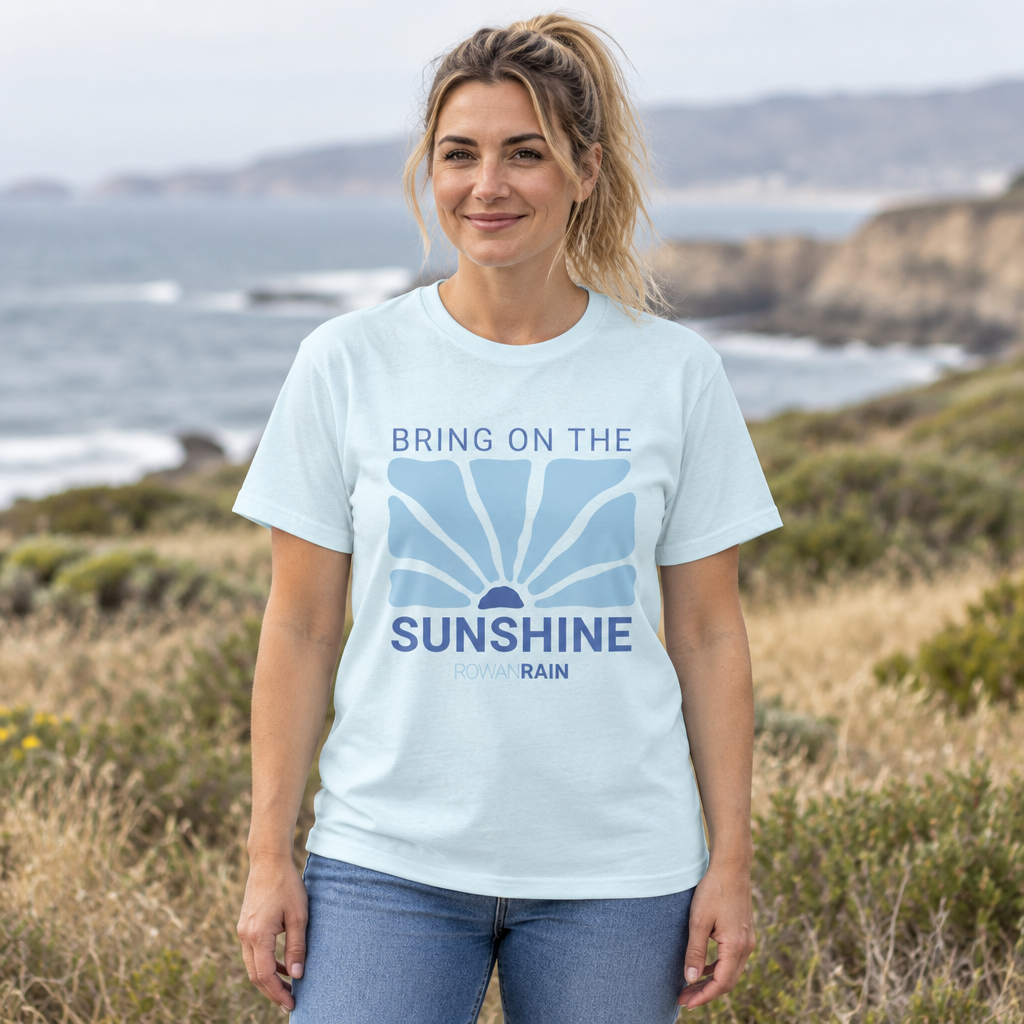 Blue Bring On the Sunshine Tee
