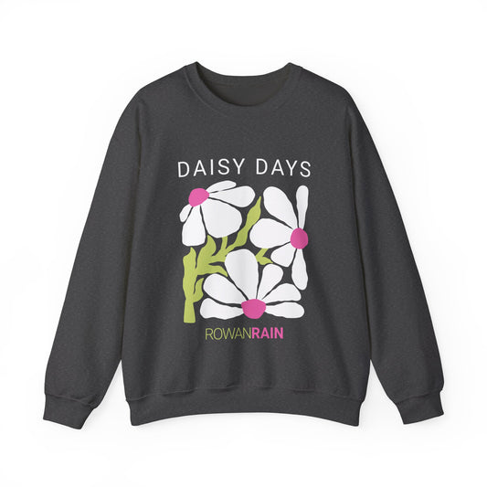 Pink and Green Daisy Days Sweatshirt