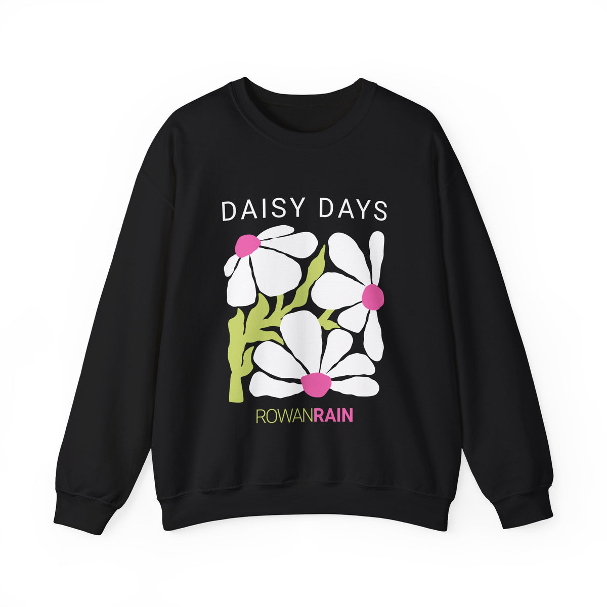 Pink and Green Daisy Days Sweatshirt