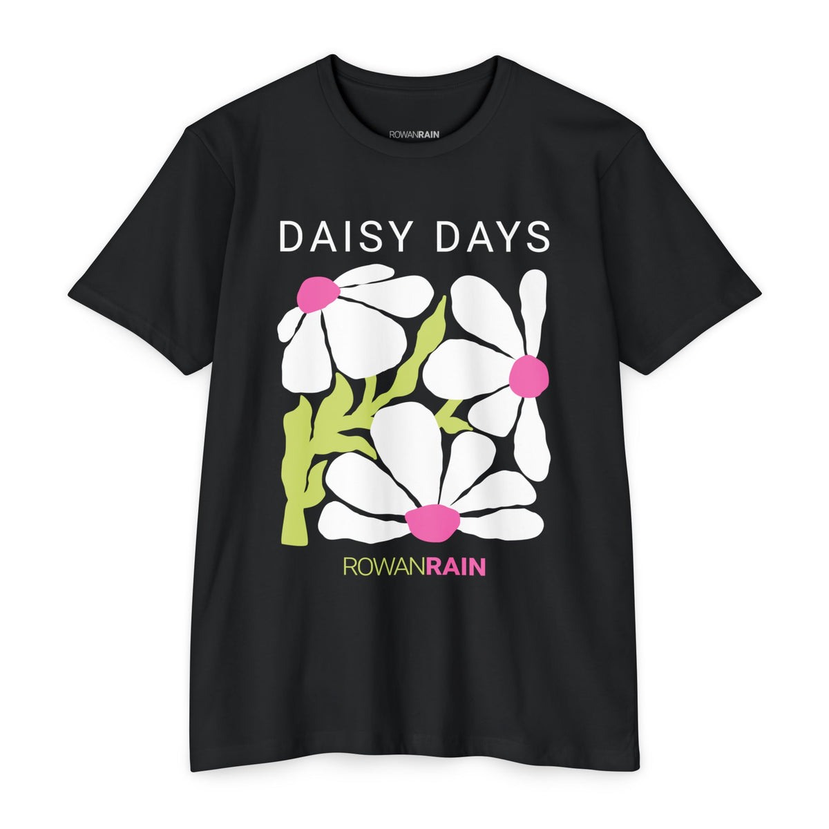 White, Pink, and Green Daisy Days Tee