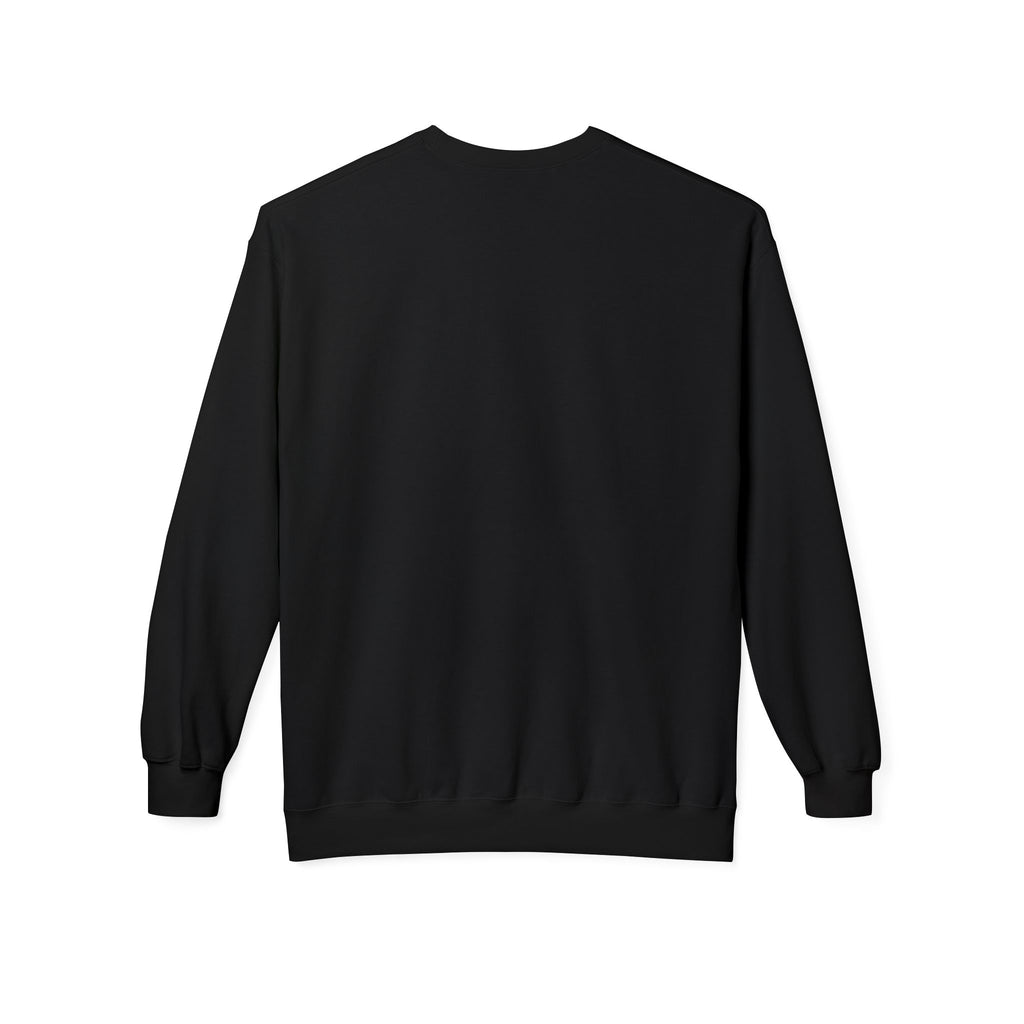 La Vie Est Belle French (Life Is Beautiful) Quote with Butterflies and Flowers Soft Crewneck Sweatshirt