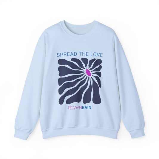 Blue and Purple Spread the Love Sweatshirt