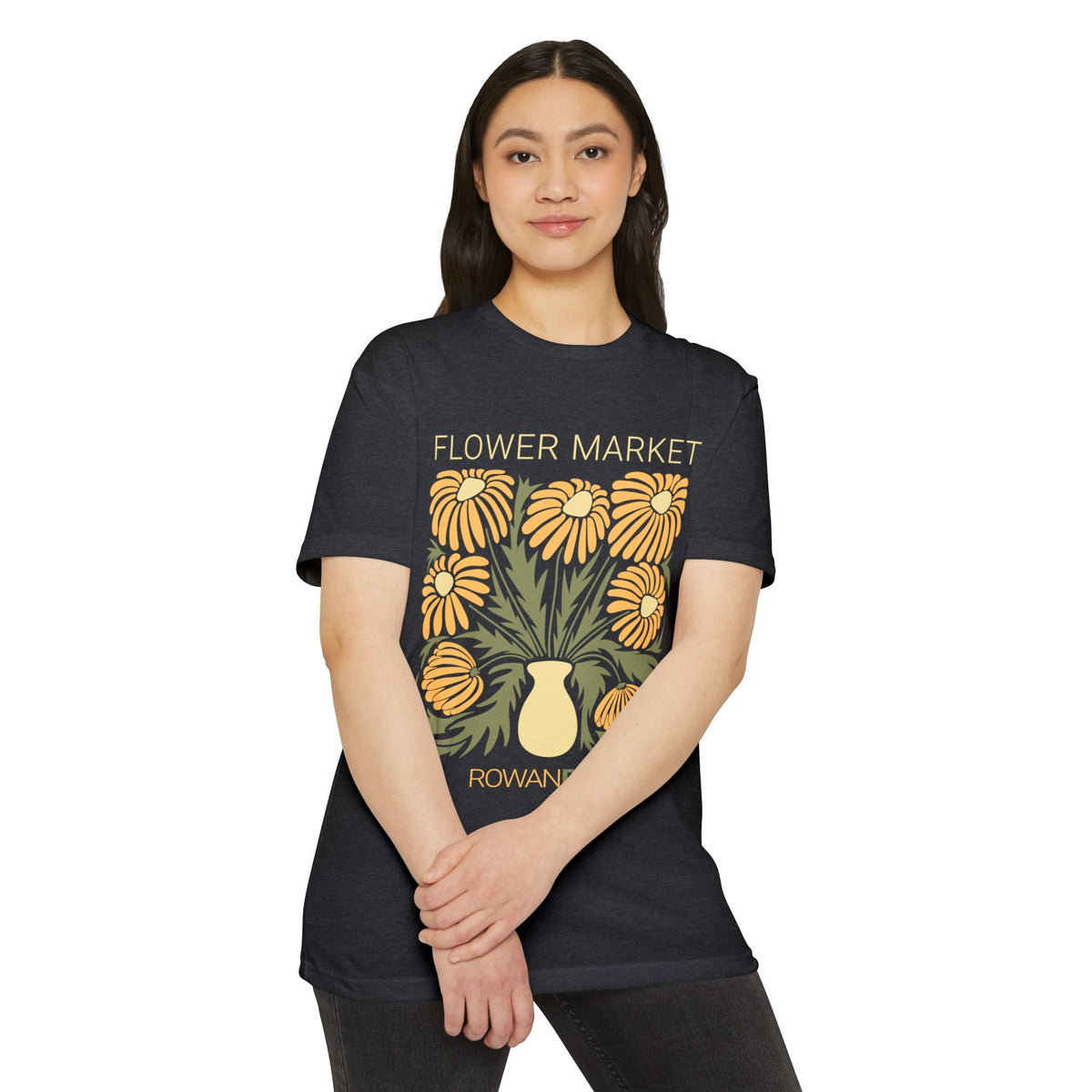 Yellow and Green Flower Market Bouquet Tee