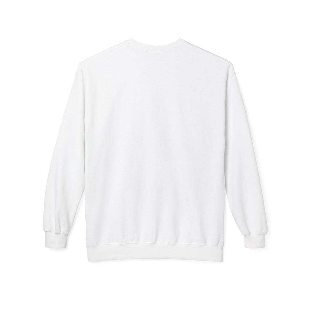 Kind of Beachy Quote with Shells in Blue and Tan Soft Crewneck Sweatshirt
